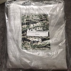 Anti Social Social Club Tiger Camo Grey Box Logo